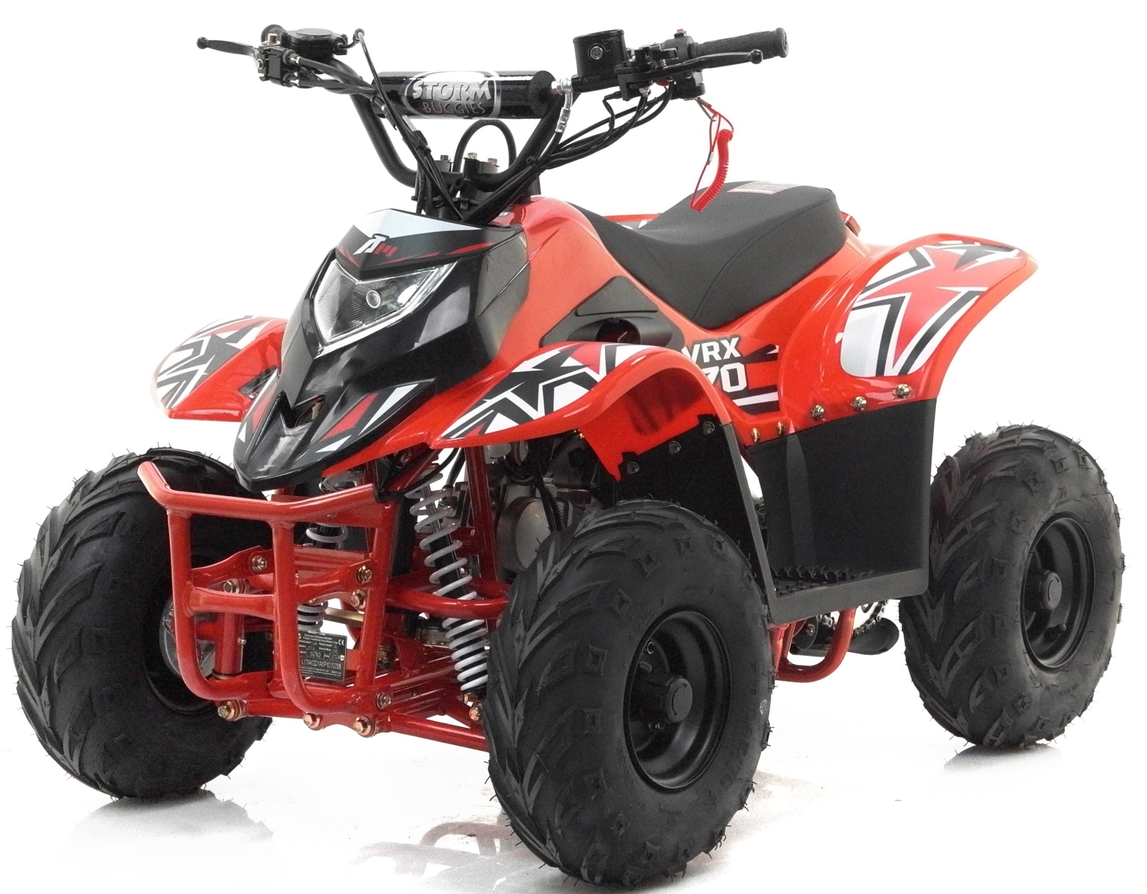 Kids 70cc VRX70 Quad Bike Red – Quads4Kids - Main Image