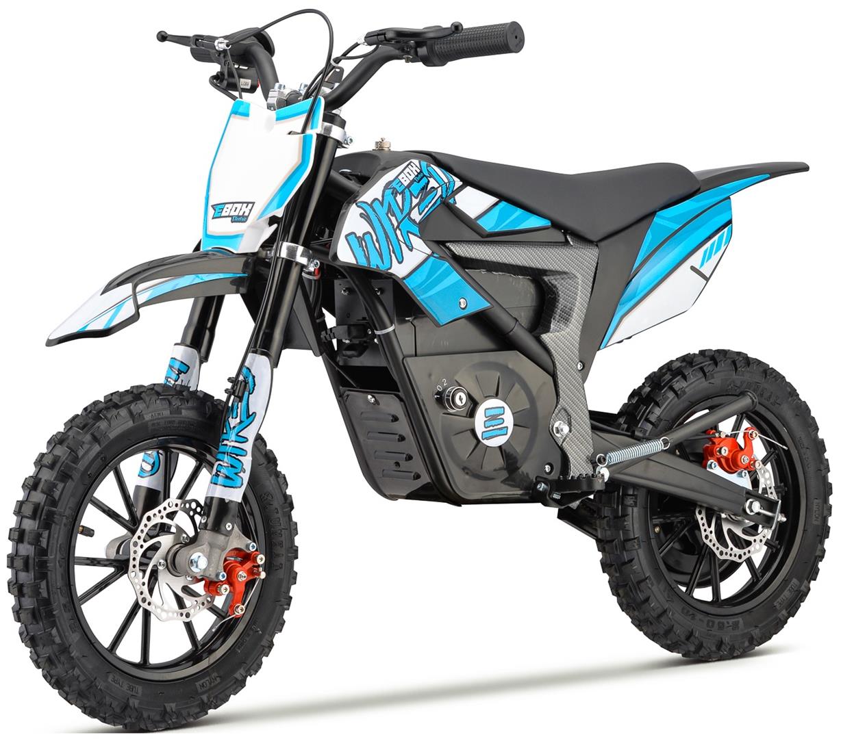 Stomp Ebox Wired 500w Neon Blue Electric Pit Bike – Quads4kids