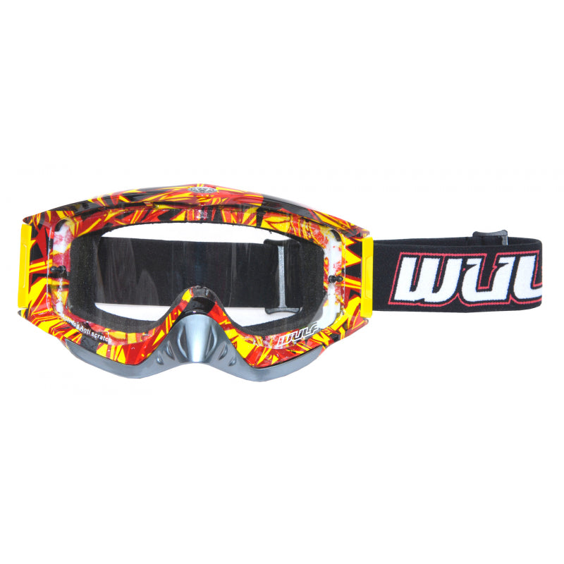 Wulfsport Adult Geo Goggles - Orange