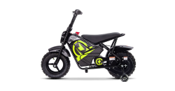 Black and yellow 250w kids electric monkey bike