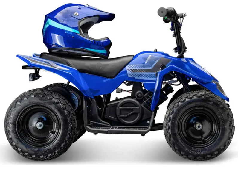 250w Kids Ride On Electric Mini Quad Bike Blue Quads4Kids