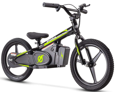 Storm Kids 170w 16" Electric Balance Bike - Black