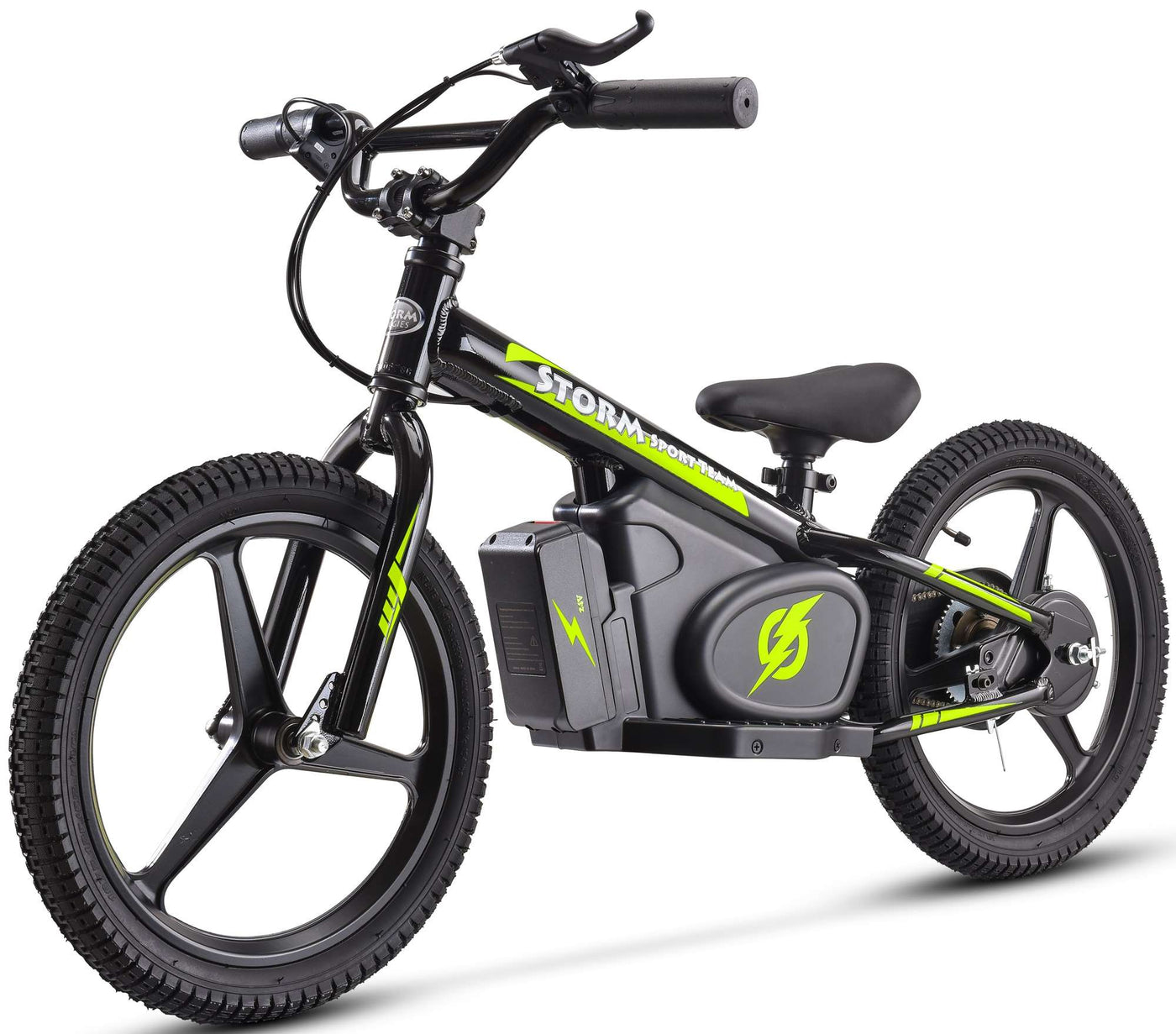 Storm Kids 170w 16" Electric Balance Bike - Black