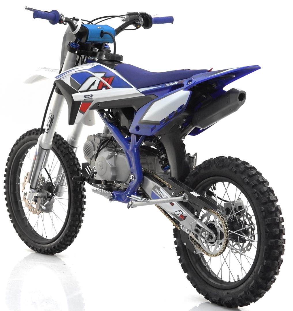 140cc RFN™ Thunder Dirt Bike - XL Wheel - 19"/16" - Blue