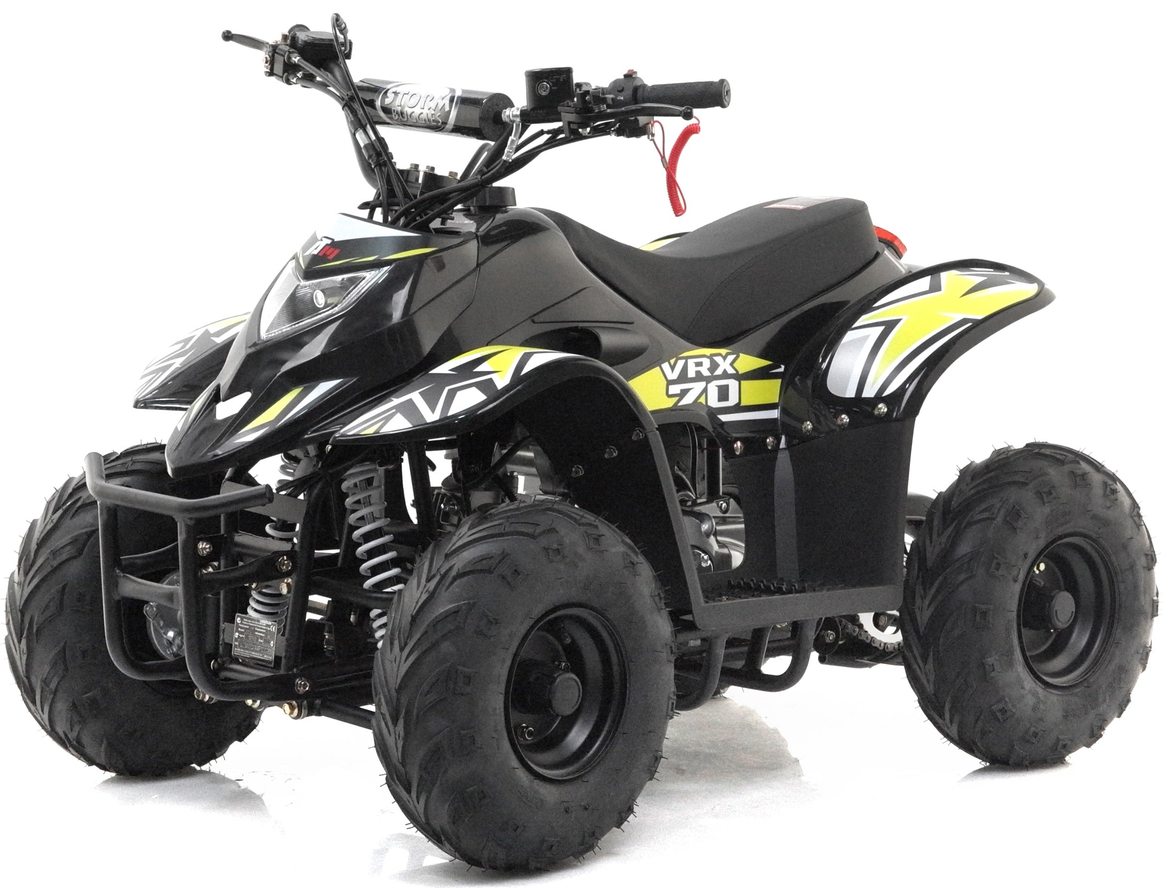 Kids 70cc Automatic VRX70 Quad Bike - Black – Quads4Kids