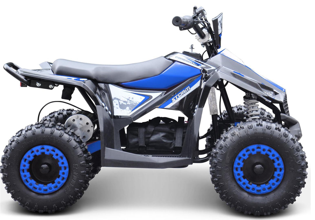 Renegade Ranger 1000w 36v Electric Kids Quad Bike Blue