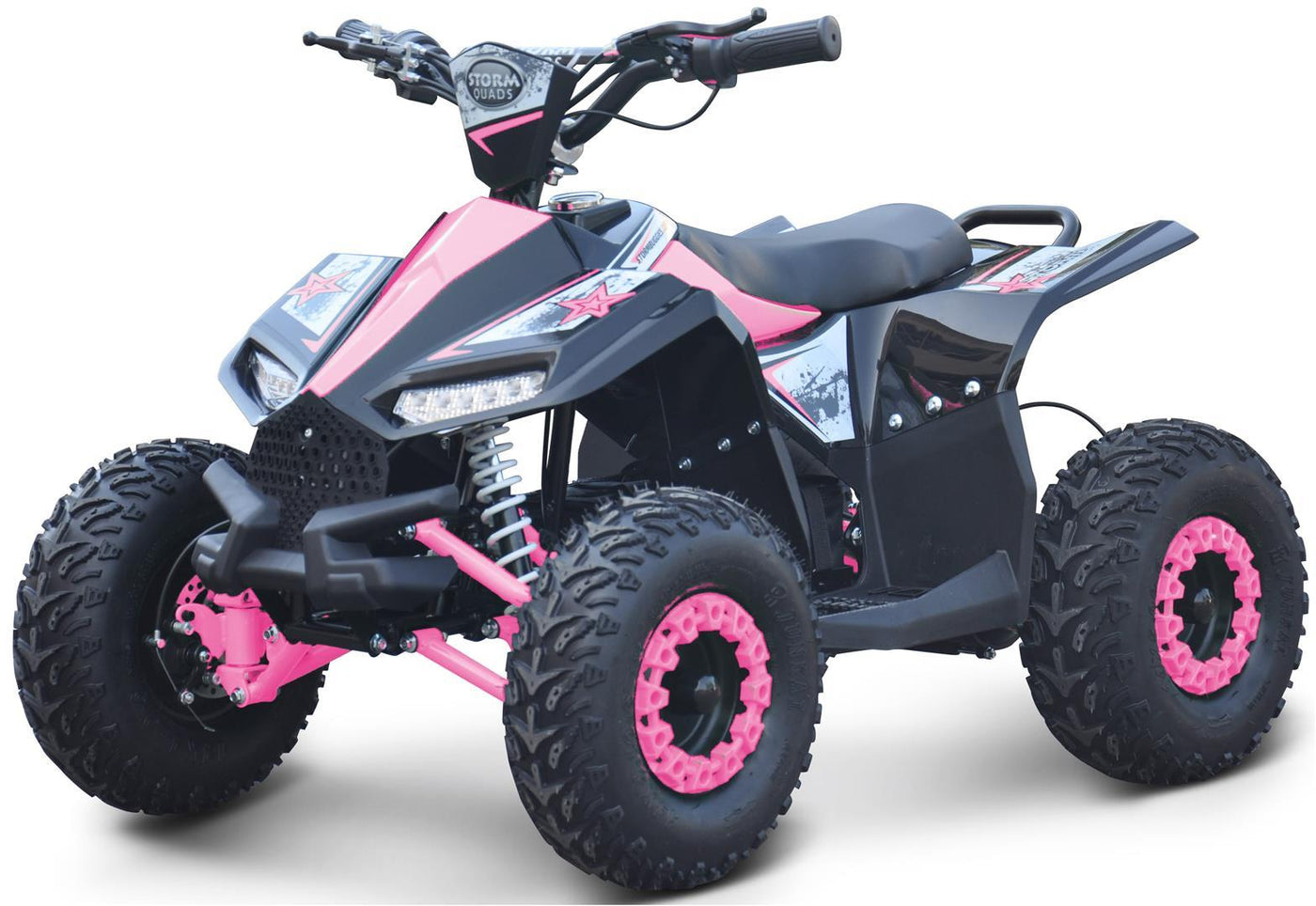 Renegade Ranger 1100w 48v Electric Kids Quad Bike - Pink