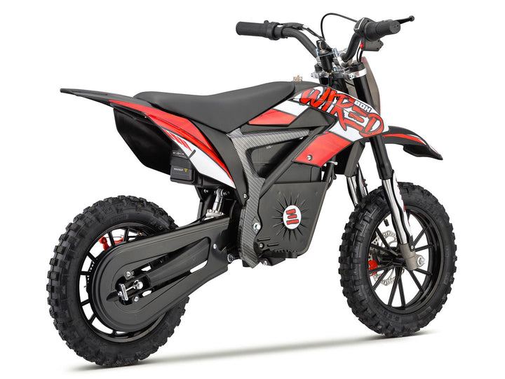 Stomp EBOX Wired 500w Red Electric Pit Bike – Quads4Kids
