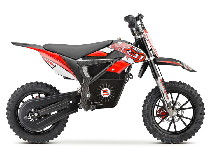 Stomp EBOX Wired 500w Red Electric Pit Bike – Quads4Kids