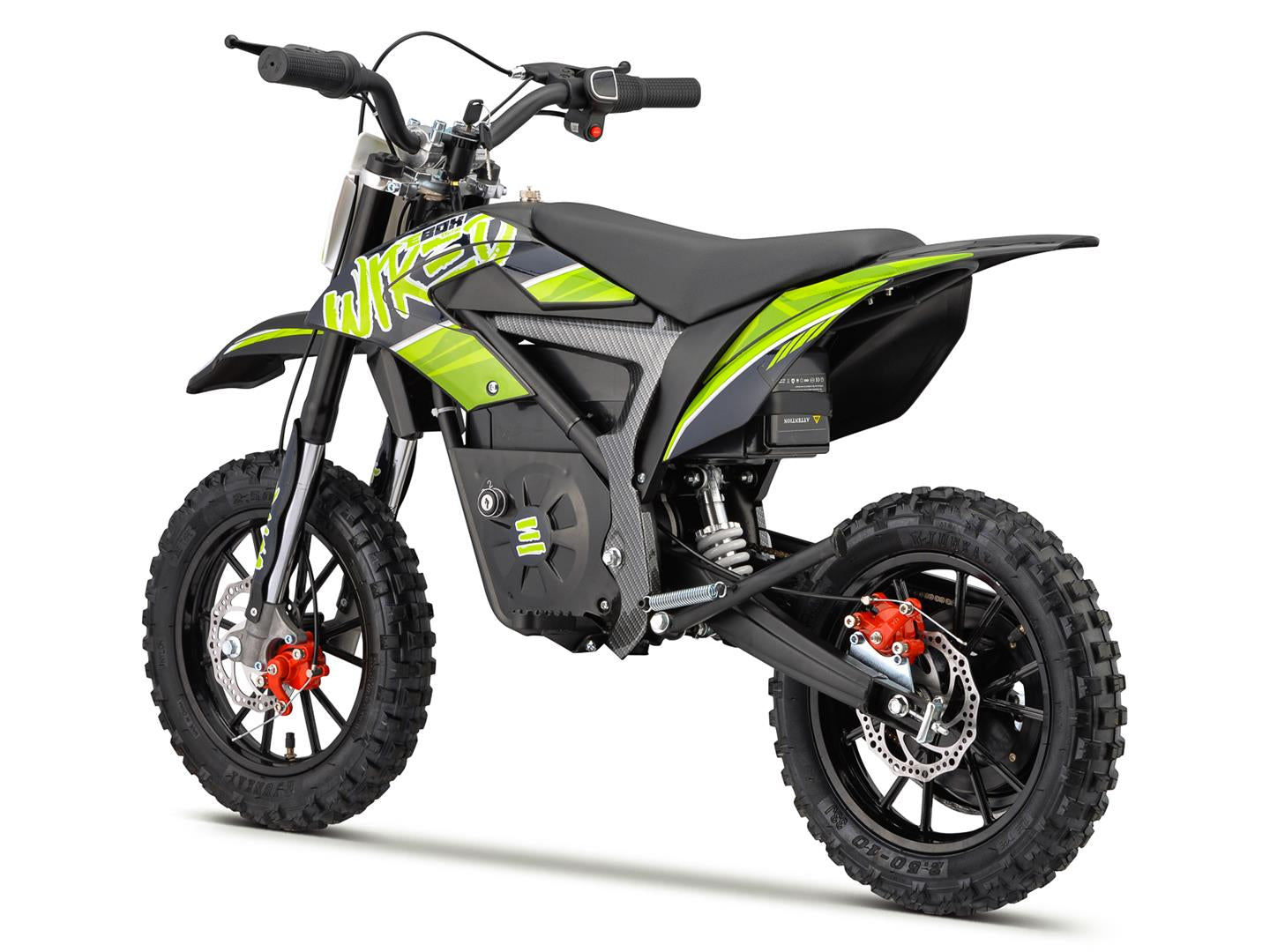 Stomp EBOX Wired 500w Neon Green Electric Pit Bike – Quads4Kids