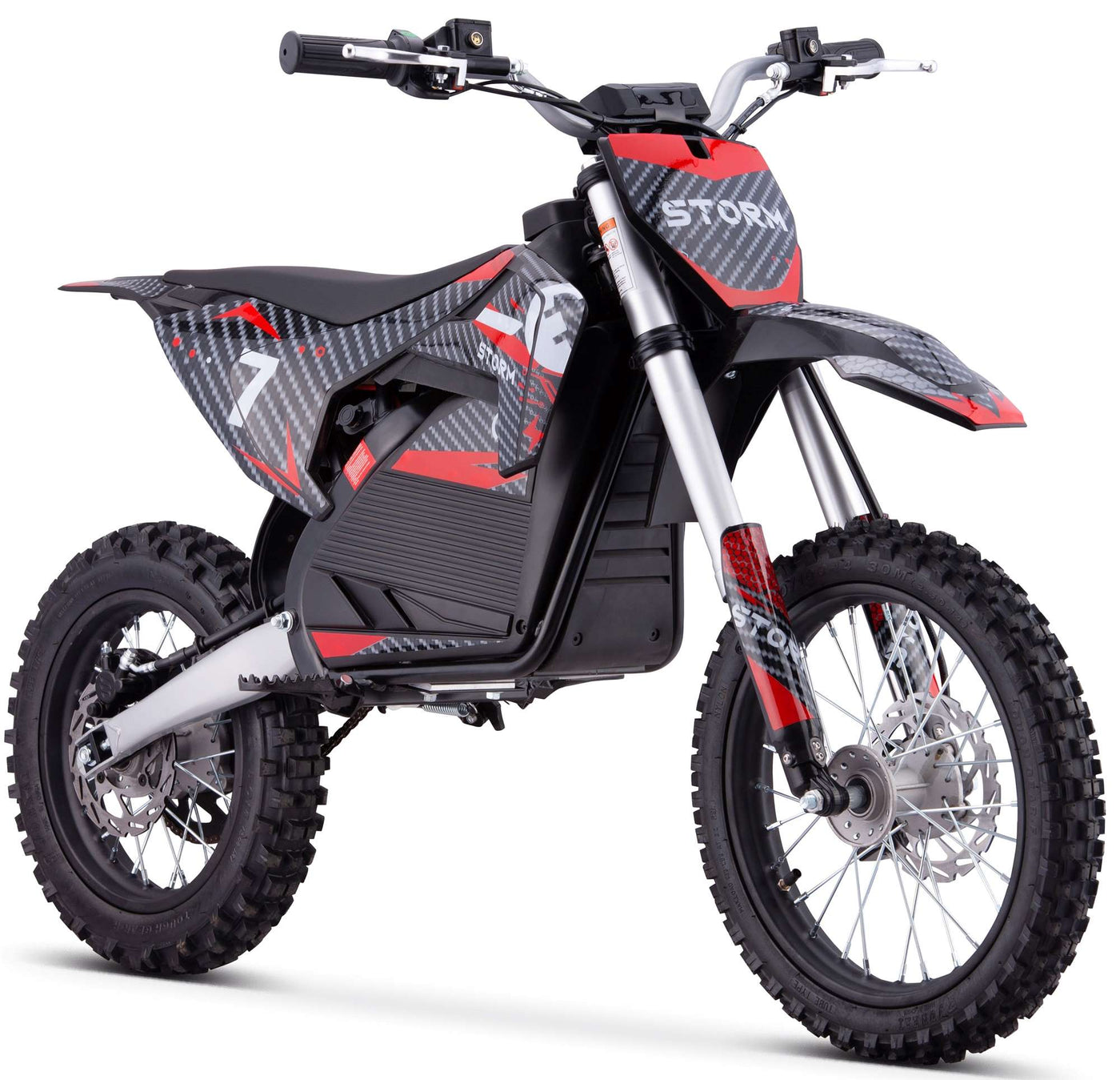 2000w 60v Electric Dirt Bike 14/12 - Red