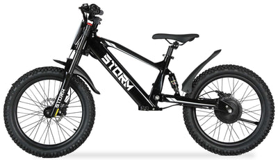 Storm 20" 500w Kids Electric Balance Bike - Black