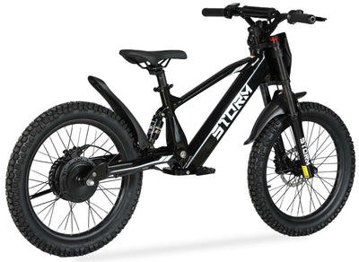 Storm 20" 500w Kids Electric Balance Bike - Black