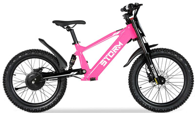 Storm 20" 500w Kids Electric Balance Bike - Pink