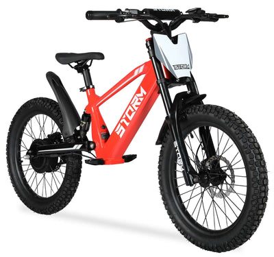 Storm 20" 500w Kids Electric Balance Bike - Red