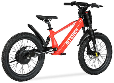 Storm 20" 500w Kids Electric Motorbike - Red