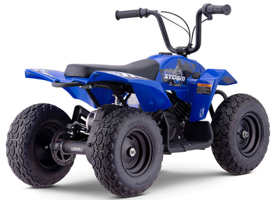 250w Kids Ride On Electric Mini Quad Bike - Blue