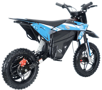 Kids 800w 36v Electric Dirt Bike 10/10 - Blue