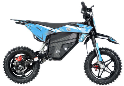 Kids 800w 36v Electric Dirt Bike 10/10 - Blue