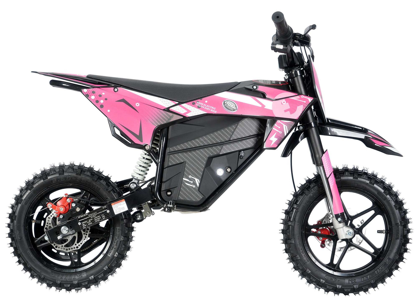Kids 800w 36v Electric Dirt Bike 10/10 - Pink