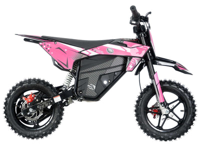Kids 800w 36v Electric Dirt Bike 10/10 - Pink