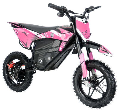 Kids 800w 36v Electric Dirt Bike 10/10 - Pink