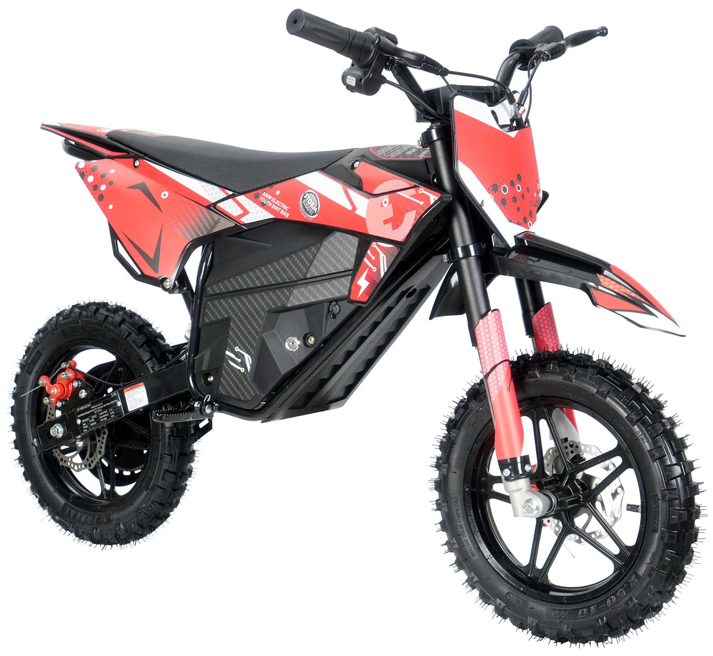 Kids 800w 36v Electric Dirt Bike 10/10 - Red