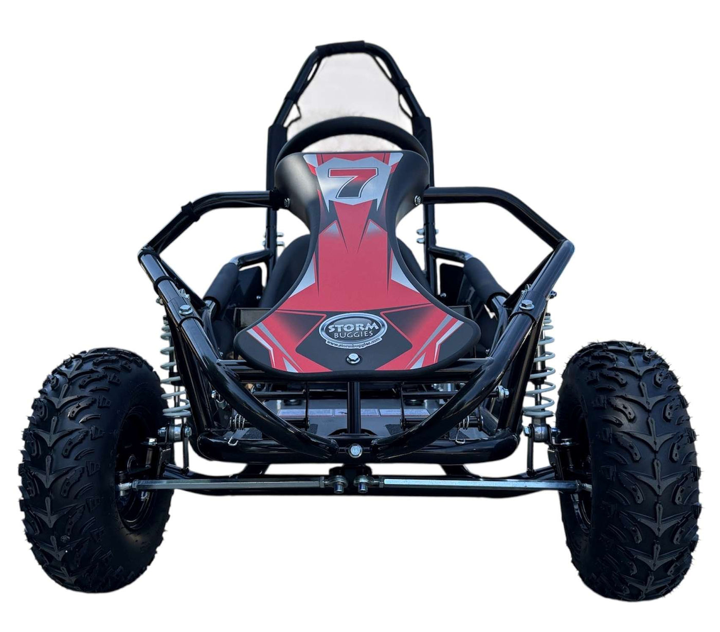 Black 100cc Mud Monster Kids Petrol Go Kart