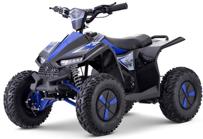 Renegade Ranger 1100w 48v Electric Kids Quad Bike - Blue