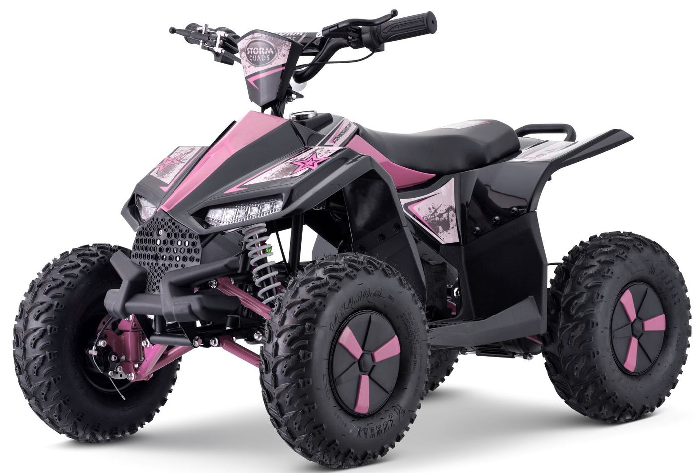 Renegade Ranger 1100w 48v Electric Kids Quad Bike - Pink