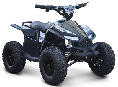 Renegade Ranger 1100w 48v Electric Kids Quad Bike - Black
