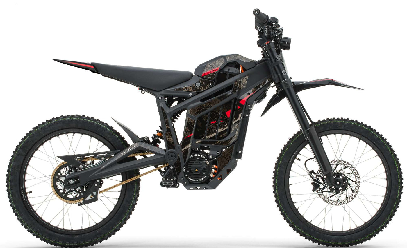 Talaria Sting Pro 13kw Electric MX Off Road Dirt Bike - Black / Red