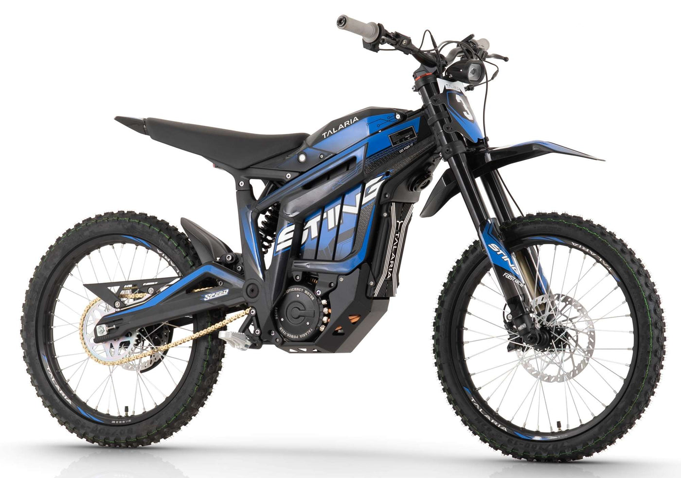 Talaria Sting R 8kw Electric MX Off Road Dirt Bike - Black / Blue