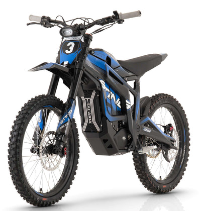 Talaria Sting R 8kw Electric MX Off Road Dirt Bike - Black / Blue