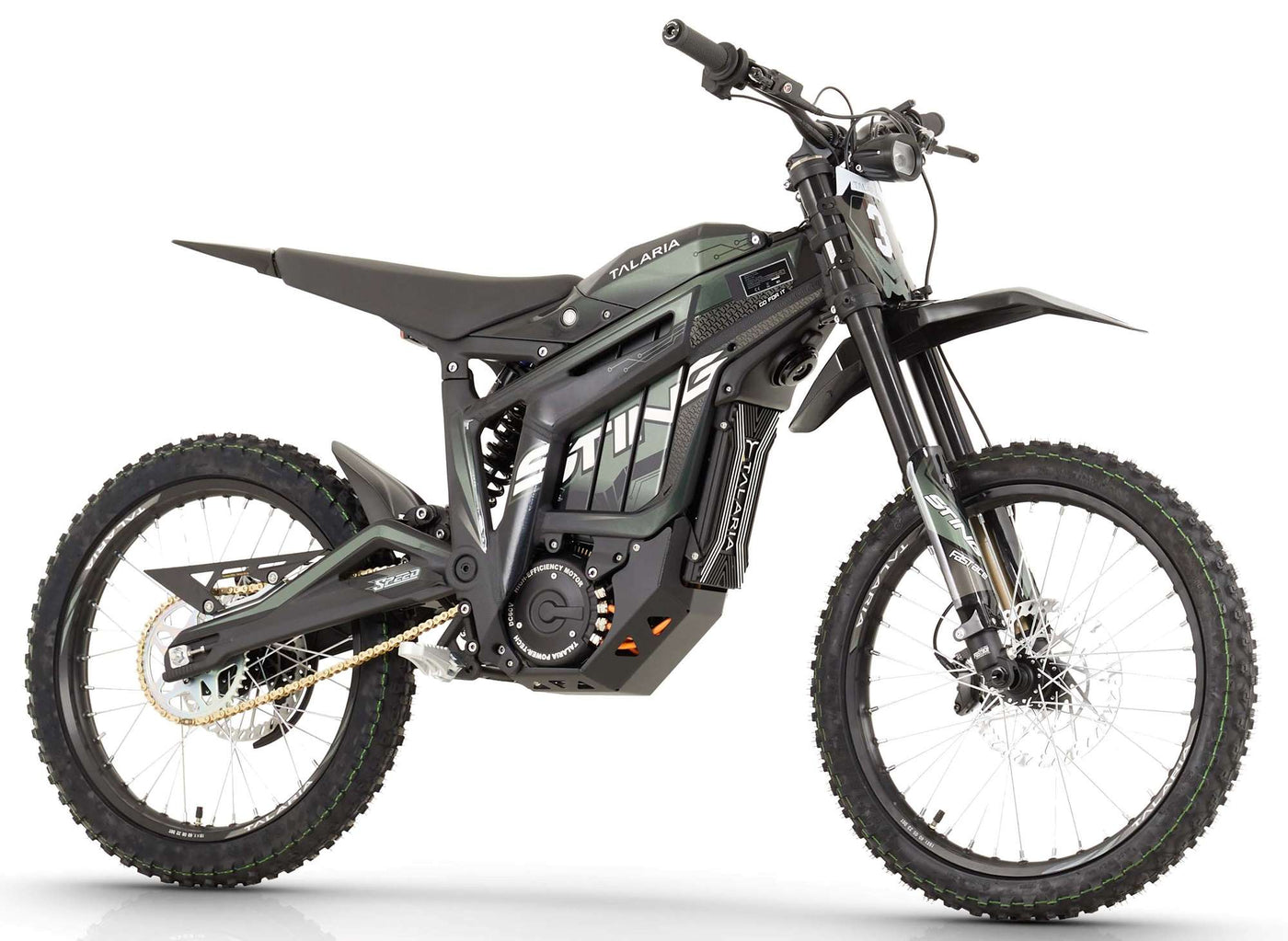 Talaria Sting R 8kw Electric MX Off Road Dirt Bike - Black / Green