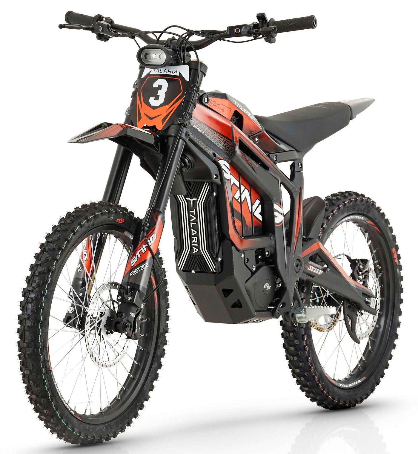 Talaria Sting R 8kw Electric MX Off Road Dirt Bike - Black / Orange