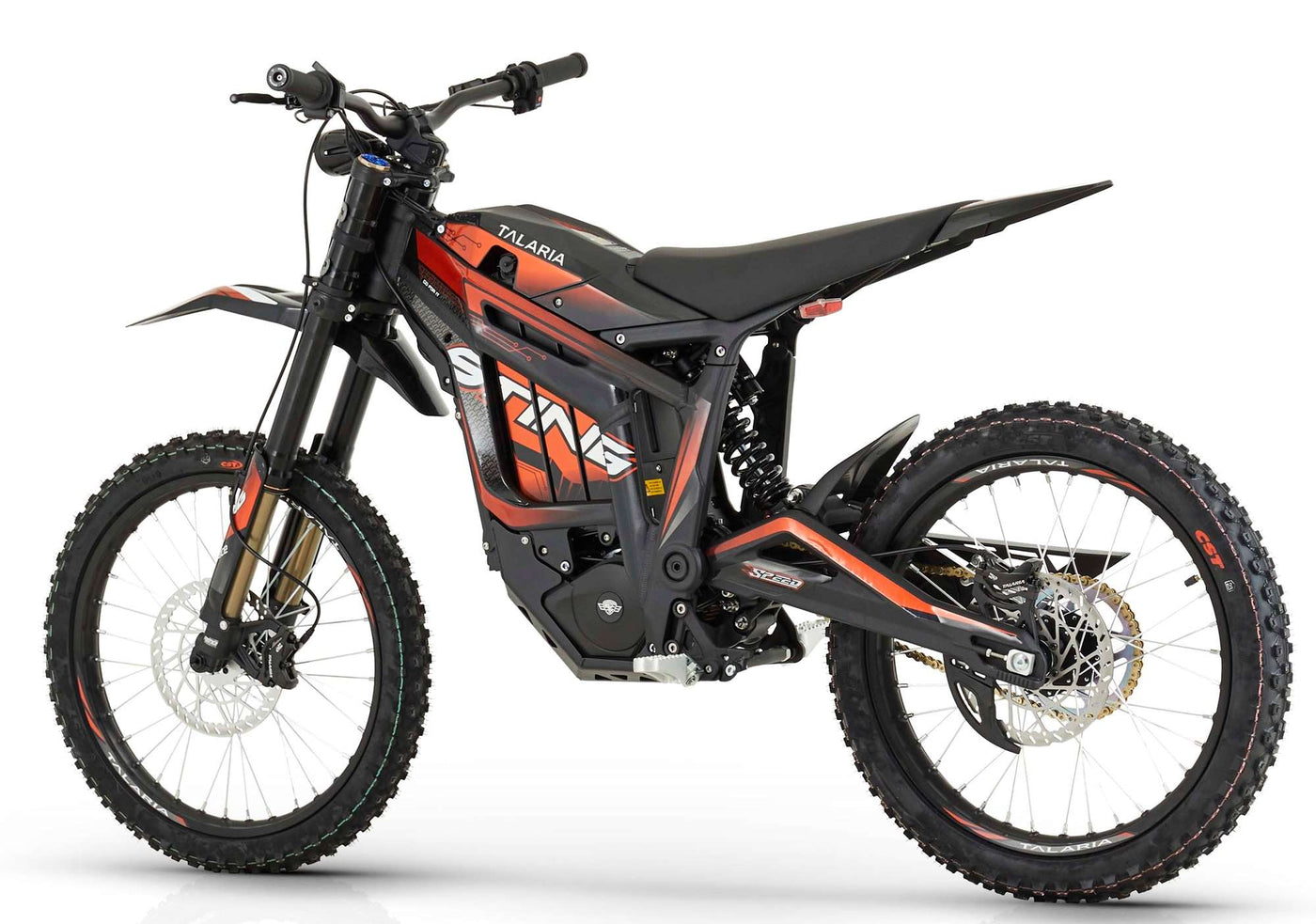 Talaria Sting R 8kw Electric MX Off Road Dirt Bike - Black / Orange