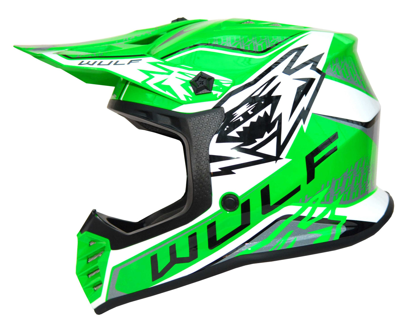 Wulfsport Kids Air-X Helmet - Green