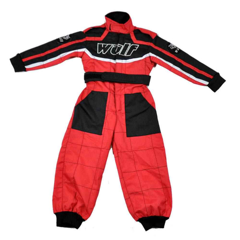 Wulfsport Cub Racing Suit - Red