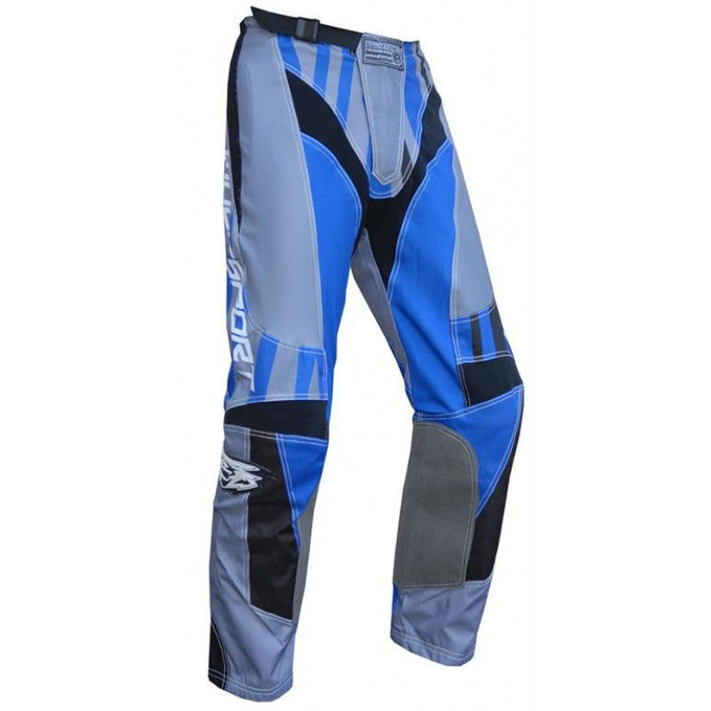 2021 Wulfsport Ventuno Adults Race Pants - Blue/Grey