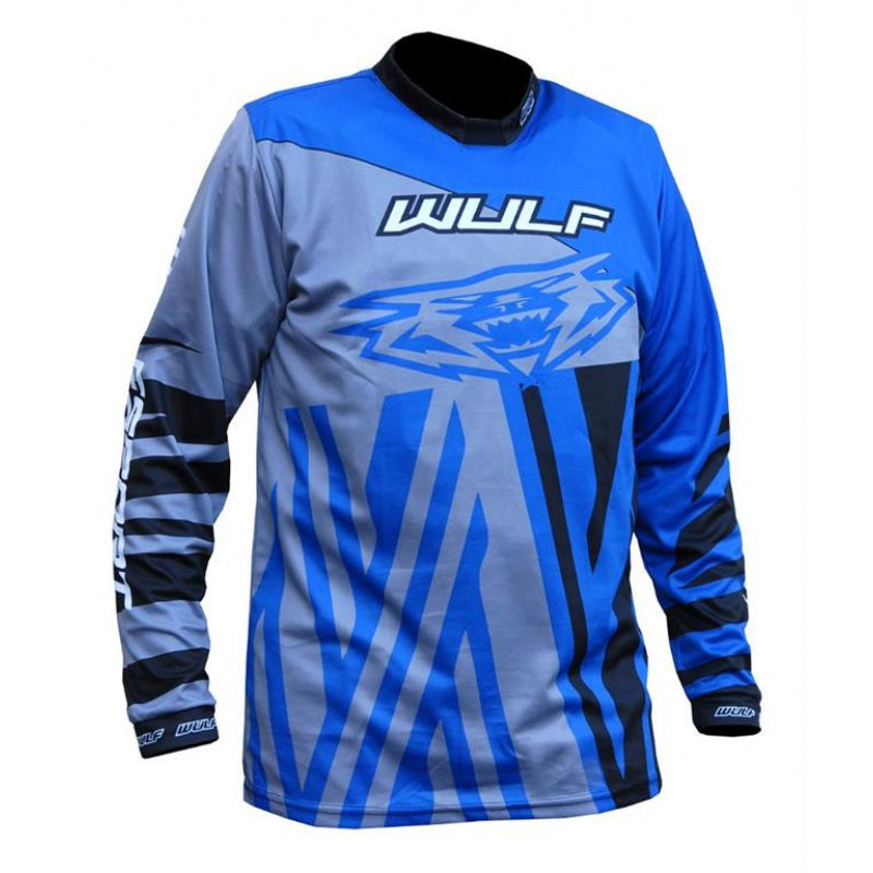 2021 Wulfsport Ventuno Adults Race Shirt - Blue/Grey