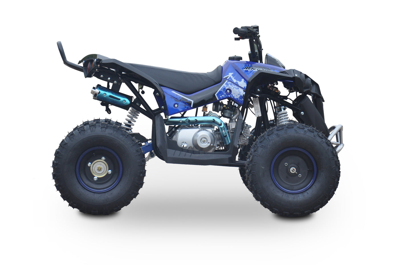 Kids 125cc Renegade Full Size Quad Bike - Blue - TRADE SALE