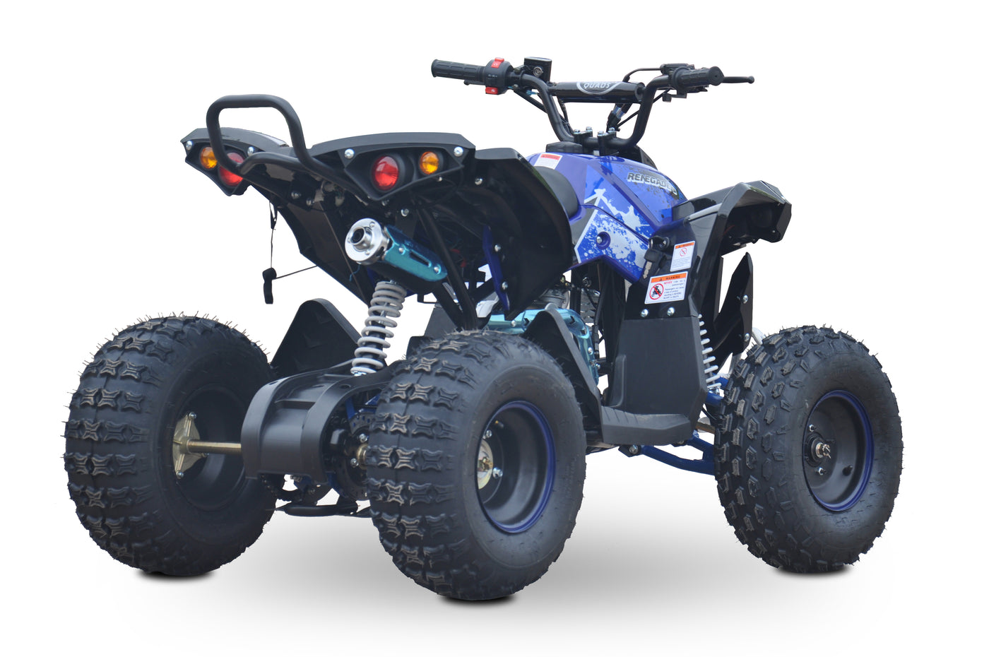 Kids 125cc Renegade Full Size Quad Bike - Blue - TRADE SALE