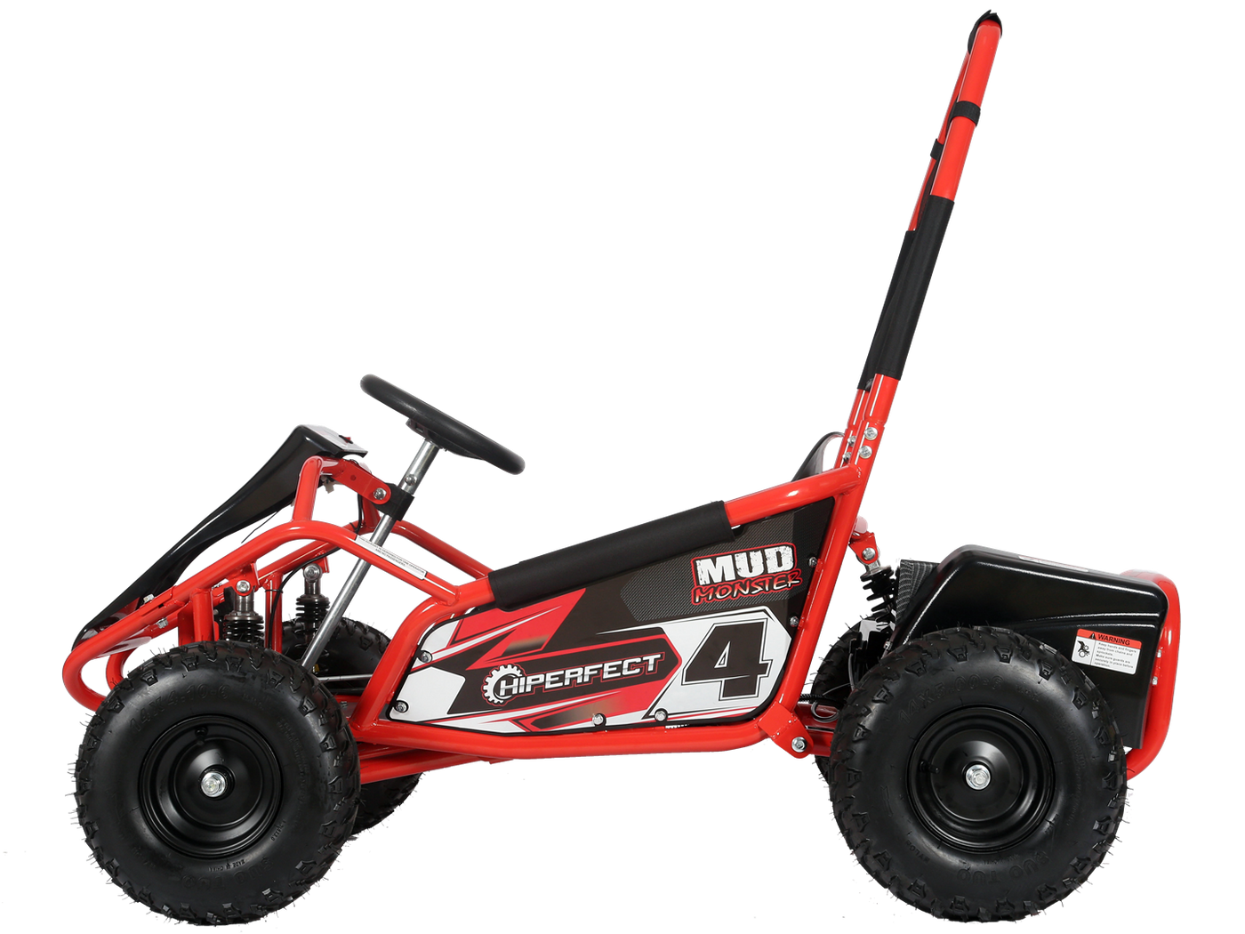 Mud Monster 1000w 20ah 48v Kids Electric Go Kart - Red