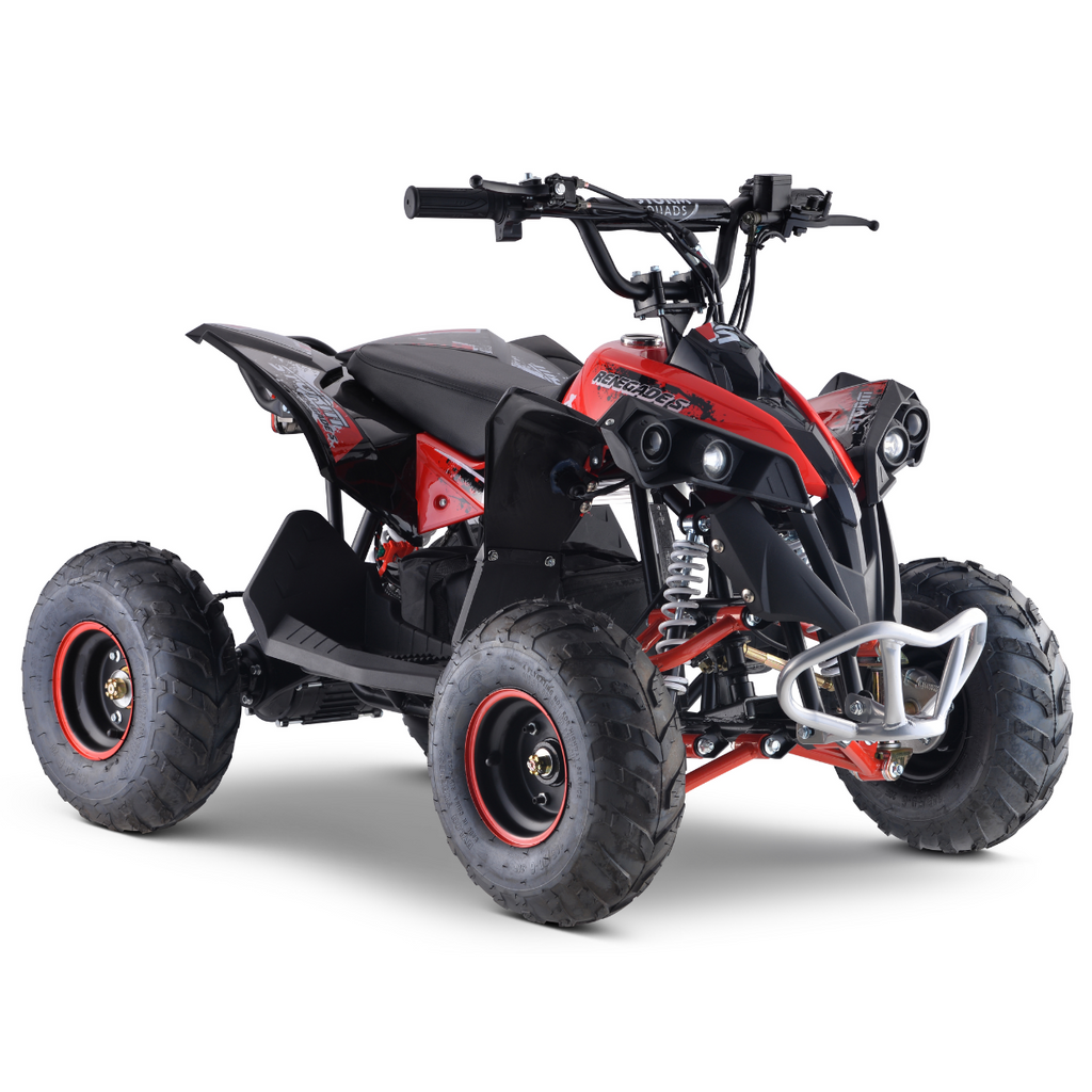 1200w Renegade 48v Kids Electric Quad Bike Red – Quads4Kids