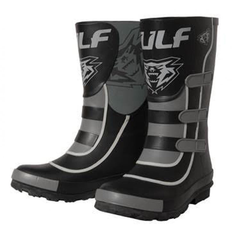 New Wulfsport Kids Mud stomper Boots - Black