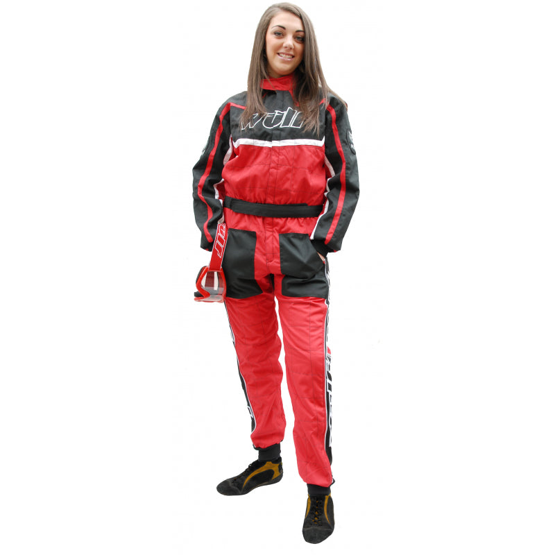 Wulfsport Adults Racing Suit - Red