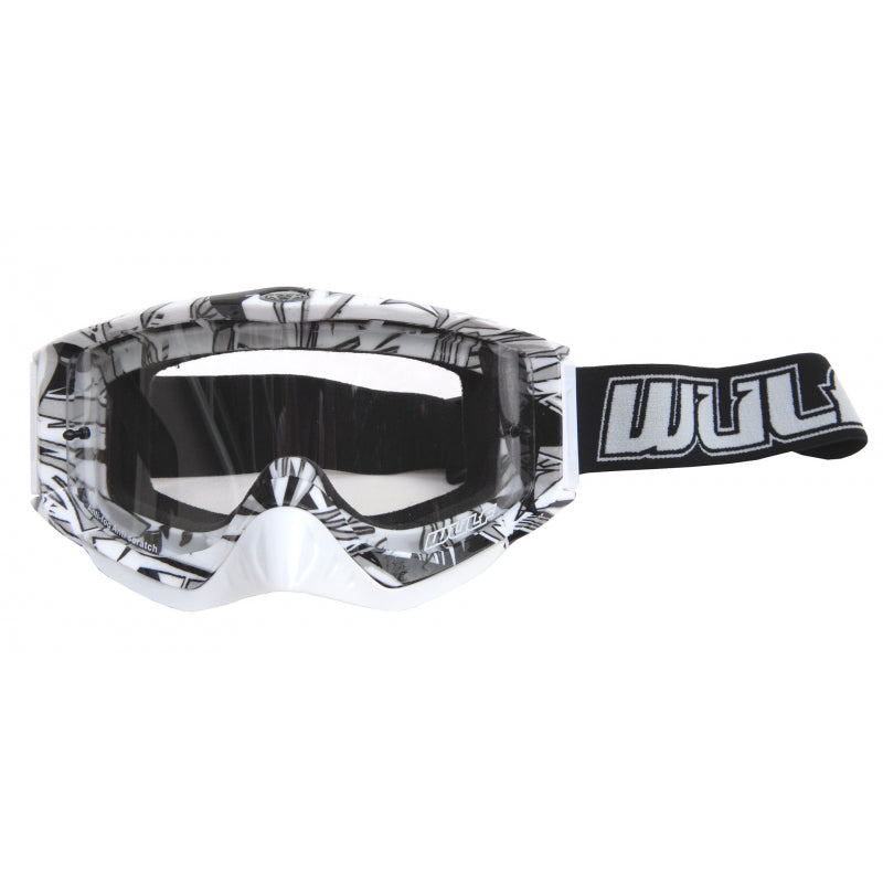 Wulfsport Adult Geo Goggles - Black / White
