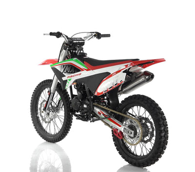 250cc RFZ Thunder Adults Dirt Bike - 21" /18" XL - Red