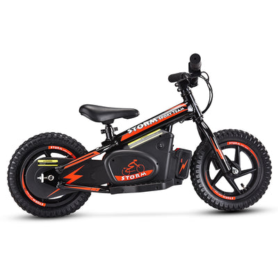 Storm Kids 100w 12" Electric Balance Bike - Black